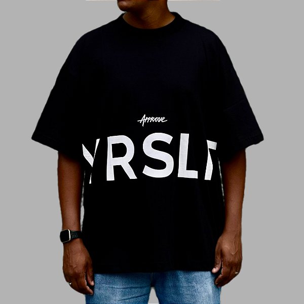 Camiseta Approve Huge YRSLF Big Logo Black