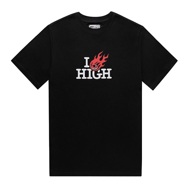 Camiseta HIGH Tee I Love High Black