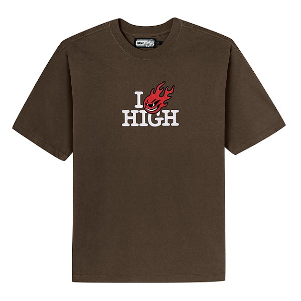 Camiseta HIGH Tee I Love High Brown