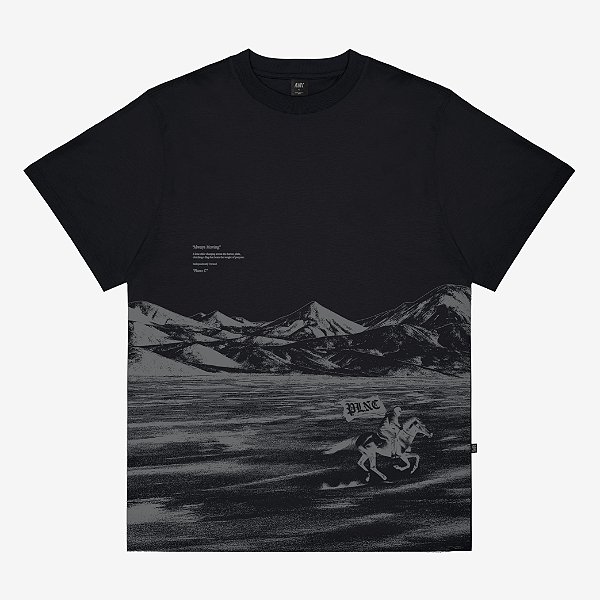 Camiseta PLANO C Lone Rider Black
