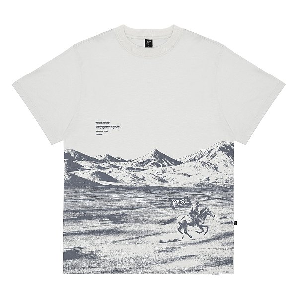 Camiseta PLANO C Lone Rider White