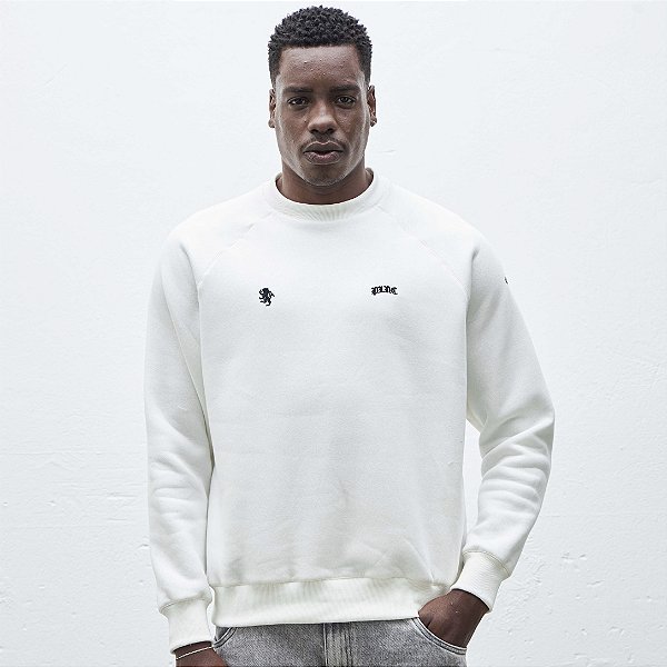 Moletom PLANO C Team Crewneck White
