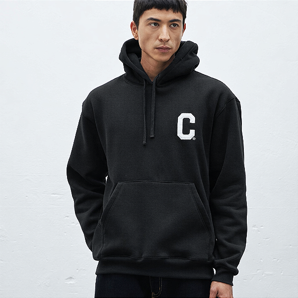 Moletom PLANO C Logo C Hoodie Black