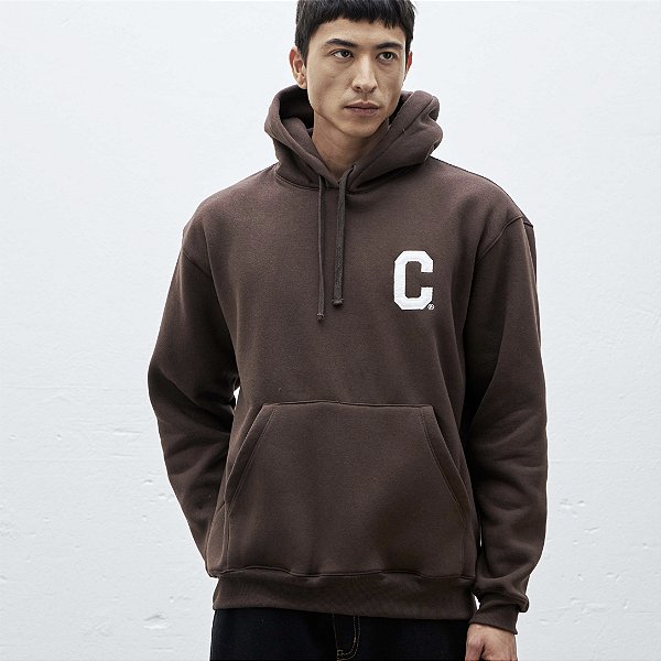 Moletom PLANO C Logo C Hoodie Brown