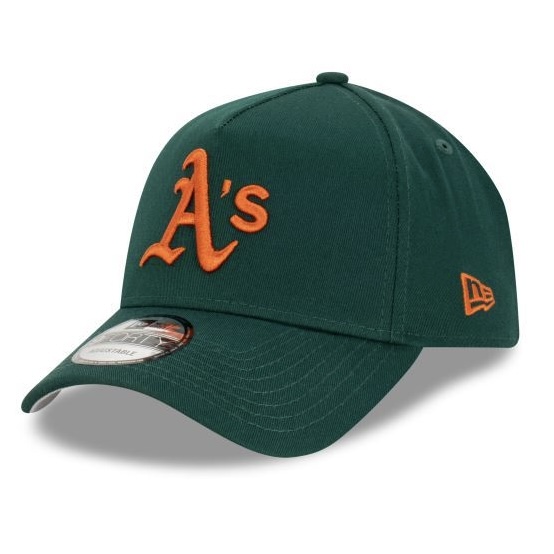 Boné New Era 9FORTY MLB A-Frame Oakland Atlethics Copper Green