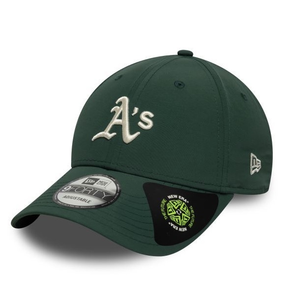 Boné New Era 9FORTY MLB Oakland Atlethics Recycled Hat Green