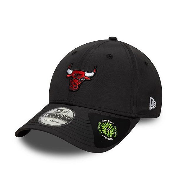 Boné New Era 9FORTY NBA Chicago Bulls Recycled Midi Hat Black
