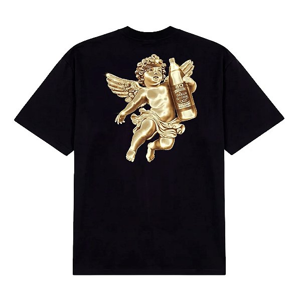 Camiseta Thug Nine Golden Forty Black