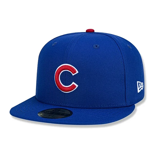 Boné New Era 59FIFTY MLB Chicago Cubs Game Cap Royal Blue