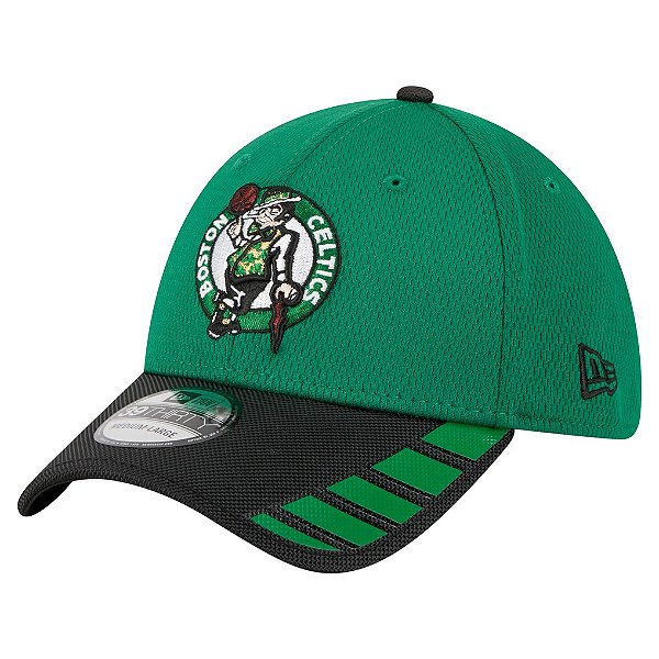 Boné New Era 39Thirty NBA Boston Celtics Visor Hit Green