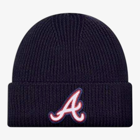 Gorro New Era Skull Knit MLB Atlanta Braves Beanie Navy