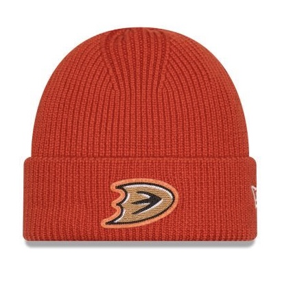 Gorro New Era Skull Knit NHL Anahein Ducks Beanie Orange
