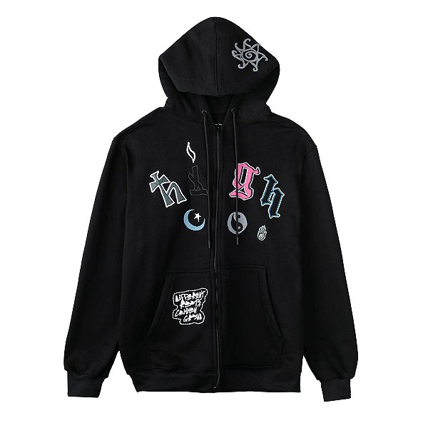 Moletom HIGH Symbols Hoodie Black