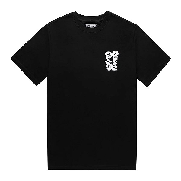 Camiseta HIGH Tee Graffiti Black