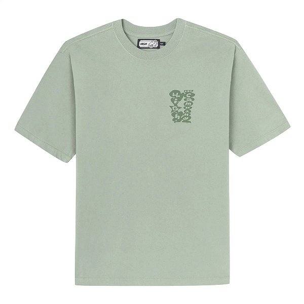 Camiseta HIGH Tee Graffiti Light Green