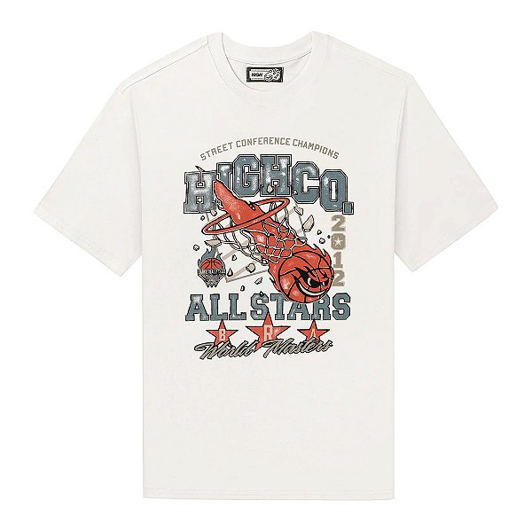 Camiseta HIGH Tee Basketball White