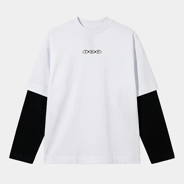 Camiseta Take-Off Layer V1 Longsleeve White Black