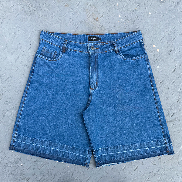 Bermuda RAPHA Jorts Washed Denim Jeans Blue