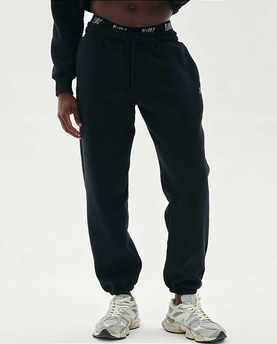 Calça PLANO C Moletom PC Black