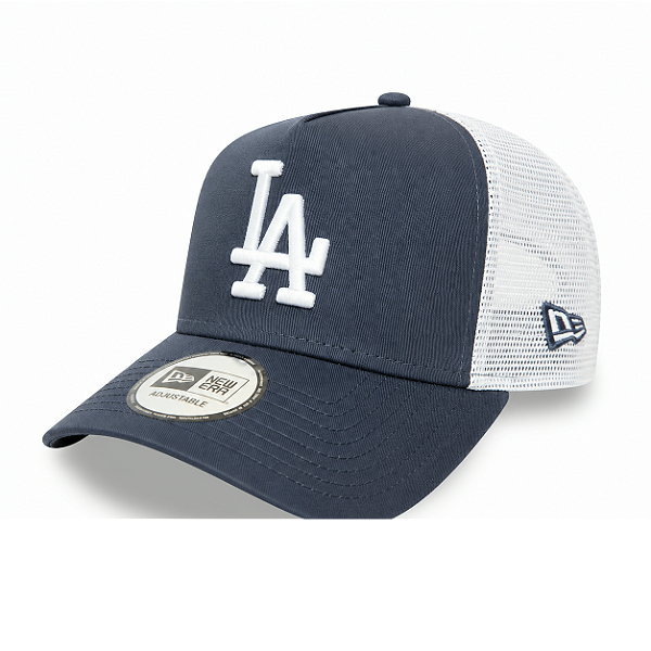 Boné New Era 9FORTY MLB Los Angeles Dodgers League Essencial Trucker Hat Gray