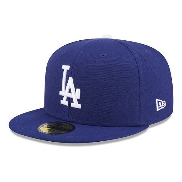 Boné New Era 59FIFTY MLB Los Angeles Dodgers World Series Royal Blue