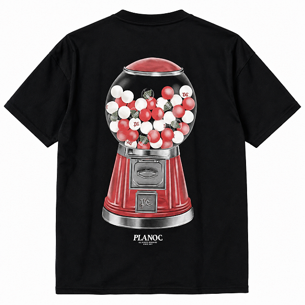 Camiseta PLANO C Vending Machine Black
