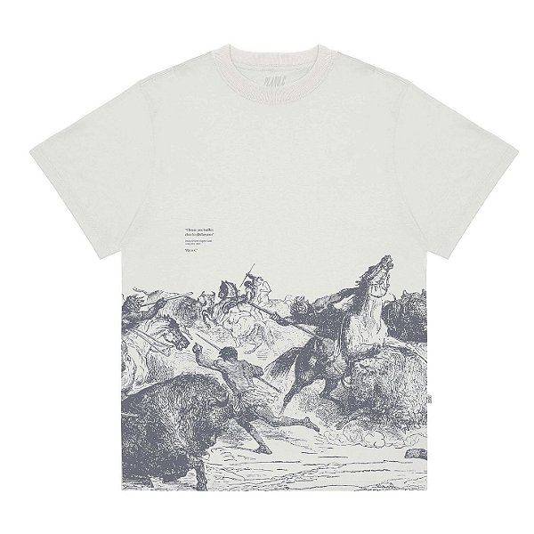 Camiseta PLANO C Buffalo Hunting White