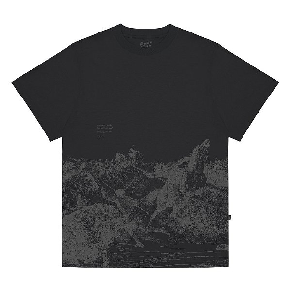 Camiseta PLANO C Buffalo Hunting Black