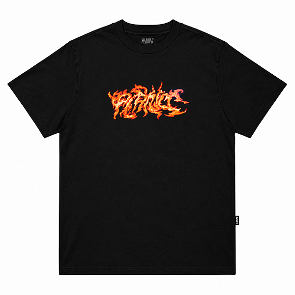 Camiseta PLANO C Flaming Black
