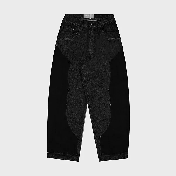 Calça Take-Off Utility Work Baggy Jeans Black