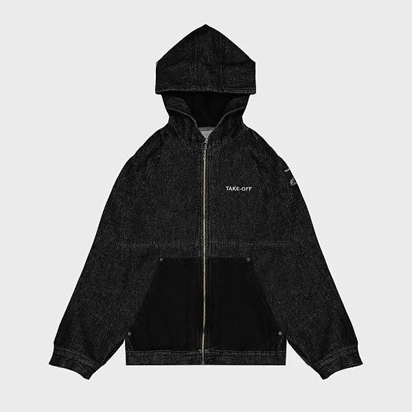 Jaqueta Take-Off Utility Work Jacket Black Jeans