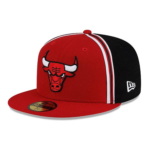 Boné New Era 59FIFTY NBA Hardwood Classic Players Chicago Bulls Fitted Red