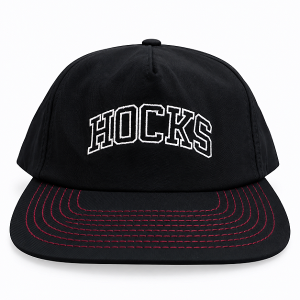 Boné Hocks 6 Panel Classic SP Strapback Black