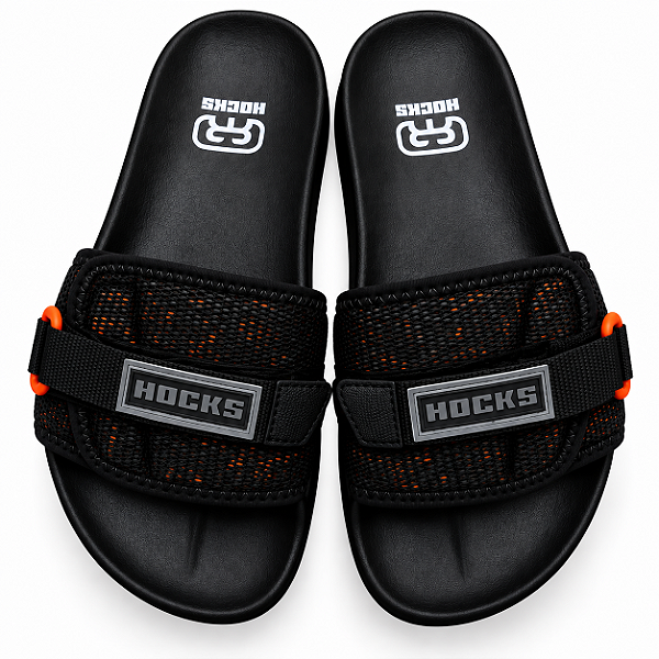 Chinelo Hocks Slide Bravo Coral