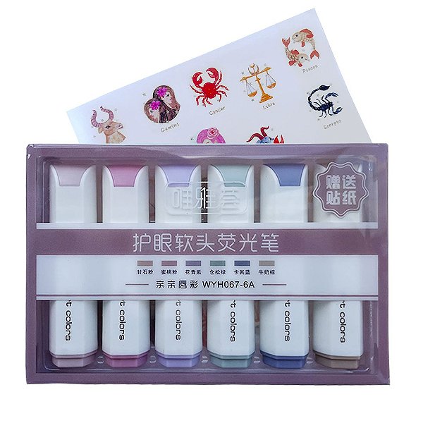 Kit Mini Marca Texto de Sorvetinho - 2 cores