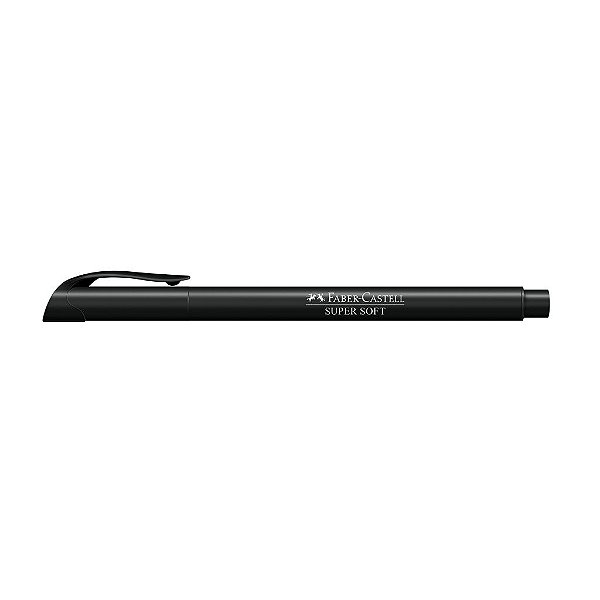 Brush Pen Preta Faber Castell Ponta Pincel para Lettering
