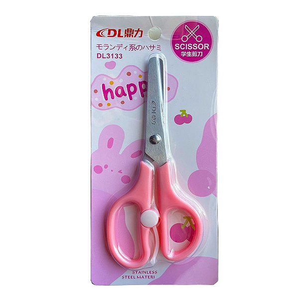 Tesoura Escolar Sem Ponta com Ajuste de Precisão