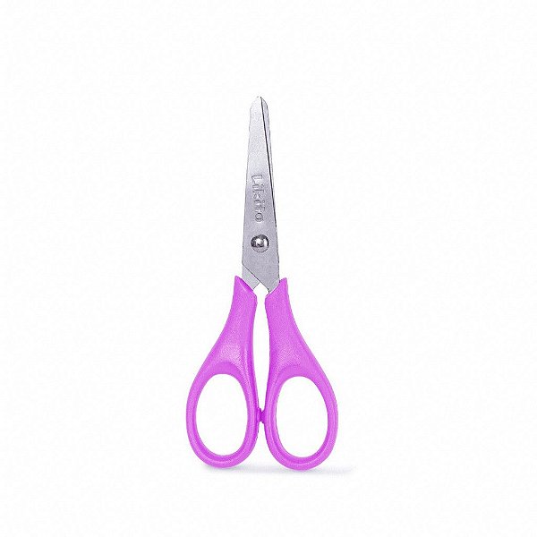 Tesoura Escolar LYKE 12 cm / Tesoura sem ponta / tesoura colorida