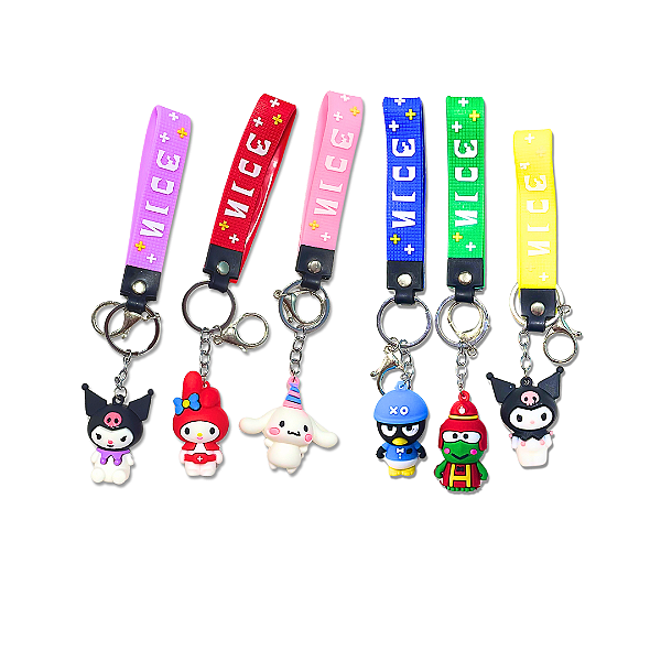Chaveiro Fofo Sanrio com Alça Nice 6 Modelos