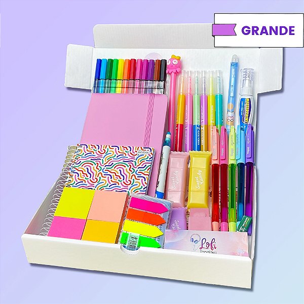 Kit Studies com Caderneta 37 itens Tamanho G