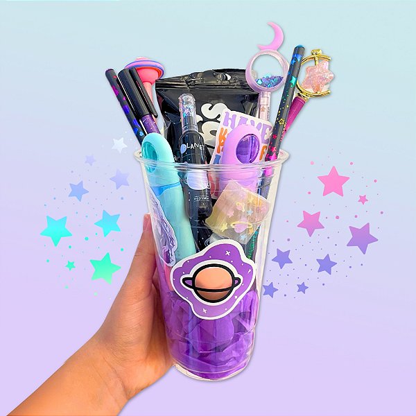Milkpaper Galaxy Kit Papelaria Lofi