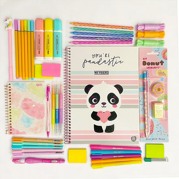 Kit Studies com Caderno Universitário Lofi