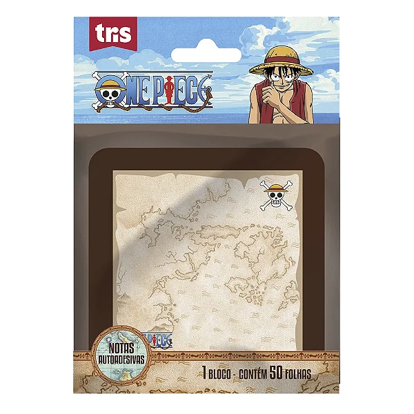 Notas Adesiva One Piece 50 Folhas 75 x 75 mm