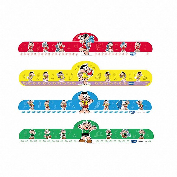 Régua Bracelete 20 Cm Turma da Mônica
