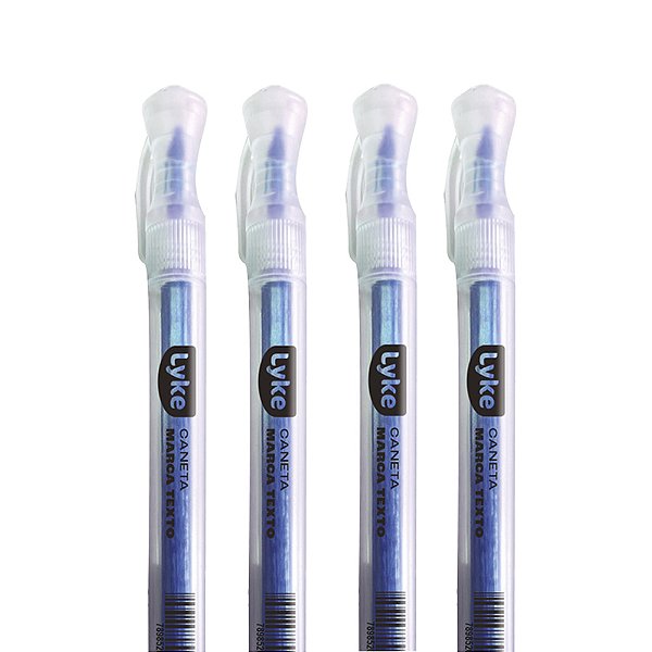 Marca Texto Slim Cores Neon Azul