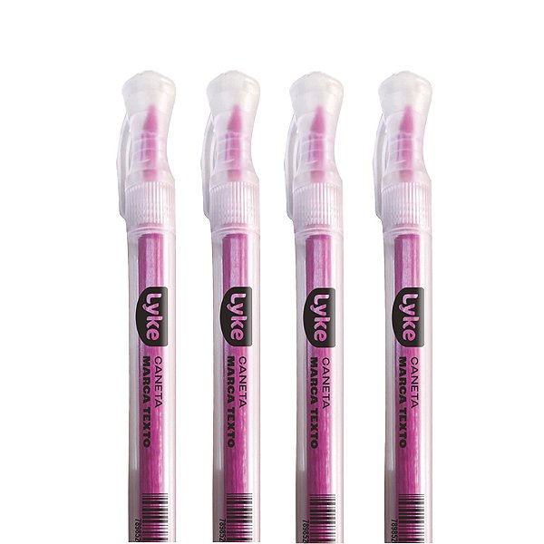 Marca Texto Slim Cores Neon Rosa