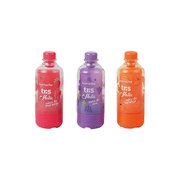 Borracha Fofa Garrafa de Suco TRIS Holic