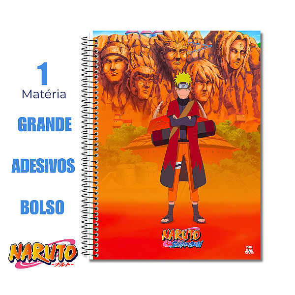 Cadenro Universitário 1 Matéria Naruto Shippuden Monte dos Hokages