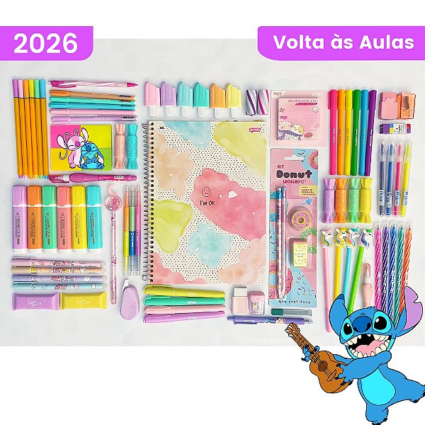 Kit Caderno 1 Matéria Volta às aulas