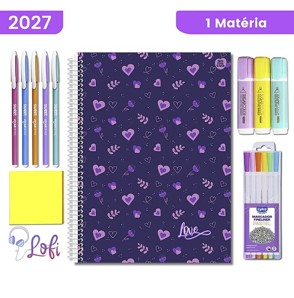 Kit Caderno 1 Matéria Essencial